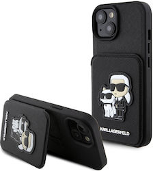 Karl Lagerfeld Pu Saffiano Card Slot Задна кори...