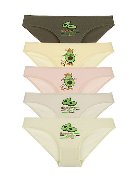 Donella Baumwolle Damen Slip MultiPack