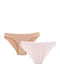 Femei Slip 2Pack Colorful