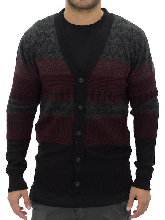 Men's Cardigan Bordeaux