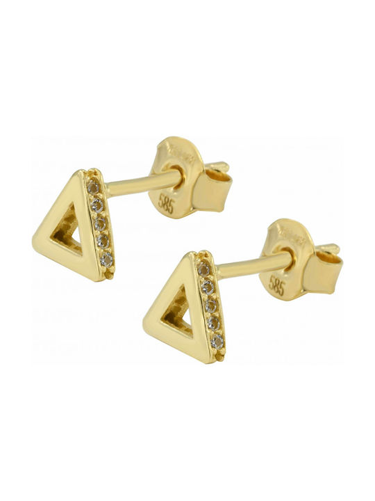 Earrings made of Gold 14K