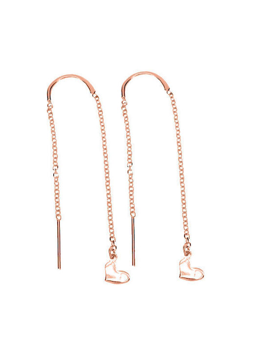 Earrings made of Pink Gold