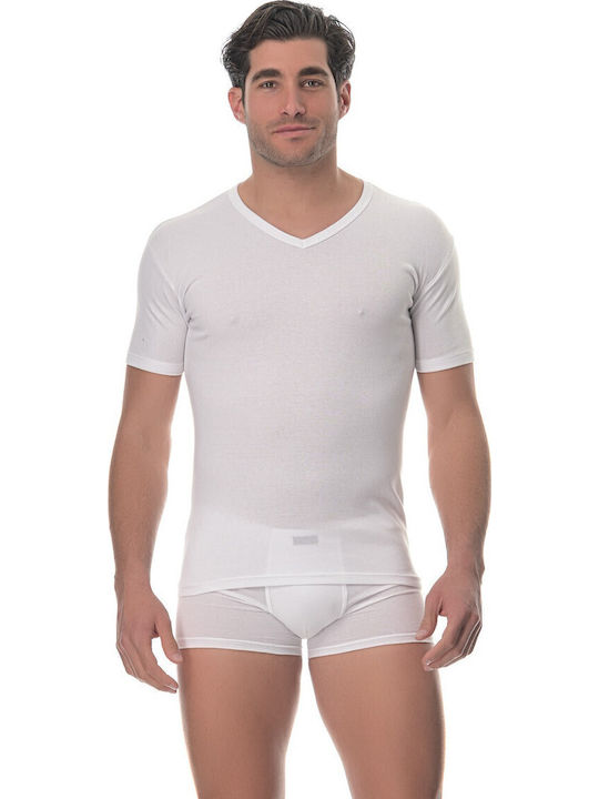 Lido Underwear Men's Undershirt Short-sleeved W...
