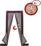 Screen Door Magnetic Black 235x180cm