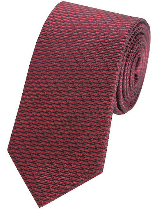 Epic Ties Herren Krawatte Seide Monochrom in Rot Farbe