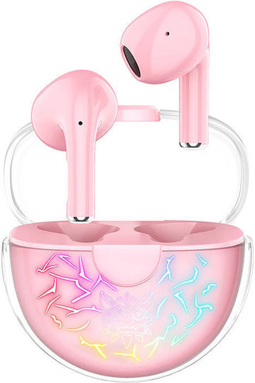 Onikuma T35 In-Ear Bluetooth-Freisprecheinrichtung Kopfhörer mit Ladeetui Rosa