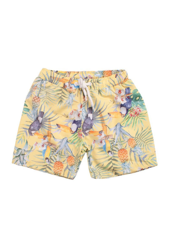 Closet22 Kinder Badeanzug Badeshorts Gelb