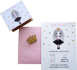 LiebeQueen Invitație de Botez Princess