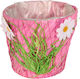 Dekoratives Pflanzgefäß / Blumentopf Taufdekorationen Blumen 14.5x14.5cm