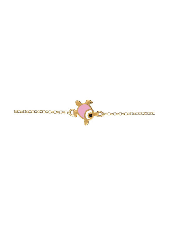 Verorama Kids Gold Plated Silver Bracelet for Girl