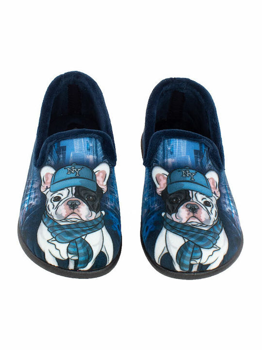 FAME Kids Slippers Blue