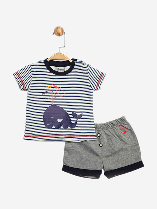 Closet22 Kids Set with Pants Summer 2pcs Gray