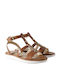 Hush Puppies Leather Women's Sandals Brown