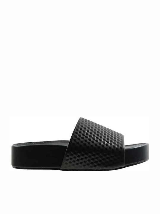 Γυναικεία Σανδάλια Flatforms Μαύρα