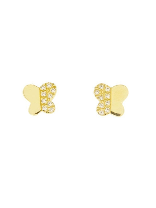 Xrisokosmima Earrings made of Gold 14K