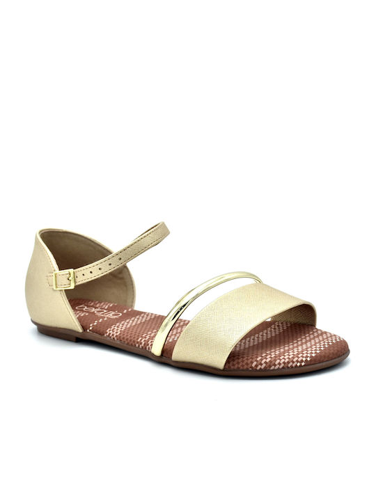 Beira Rio Women's Sandals Gold