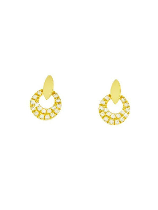 Xrisokosmima Earrings made of Gold 14K