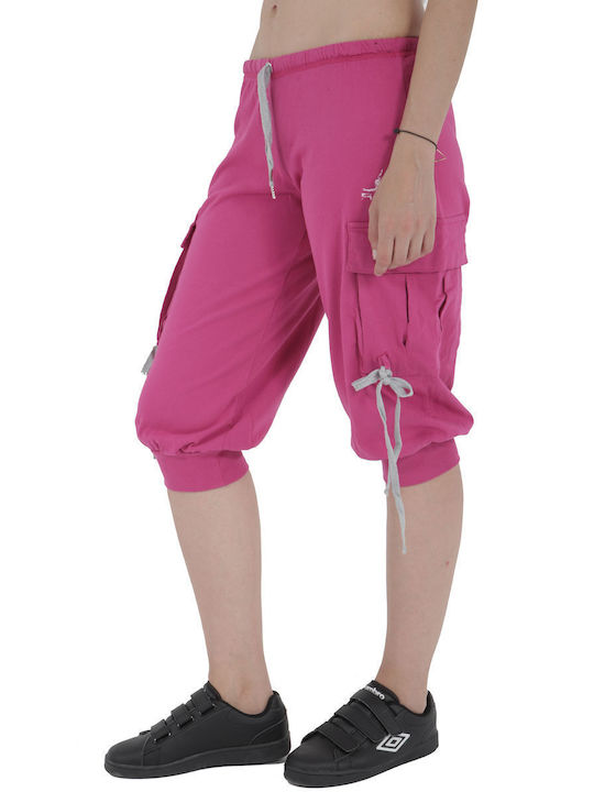 Freddy Women's Sporty Bermuda Shorts Fuchsia