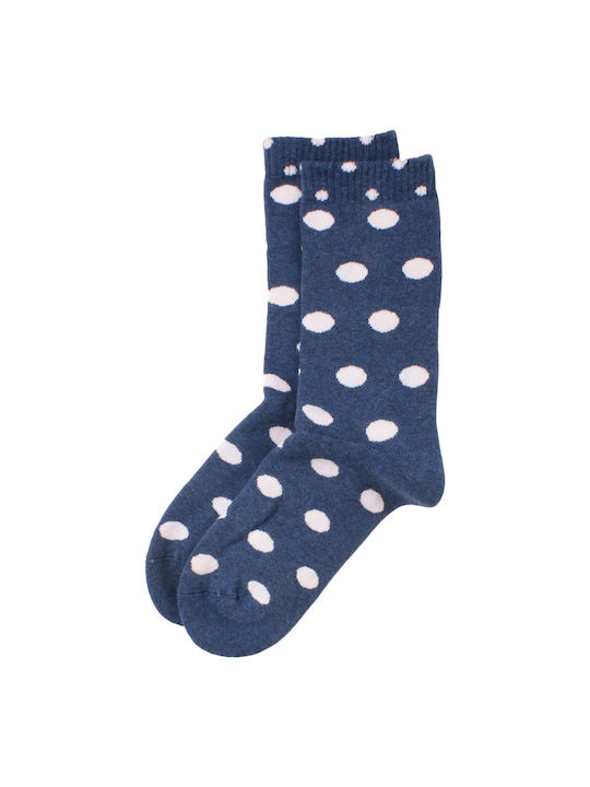 Closet22 Γυναικείες Κάλτσες με Σχέδια Μπλε