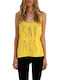 Women's Blouse Cotton Short Sleeve Polka Dot Yellow