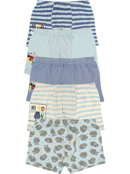 Donella Kids' Set with Boxers Multicolored 5pcs