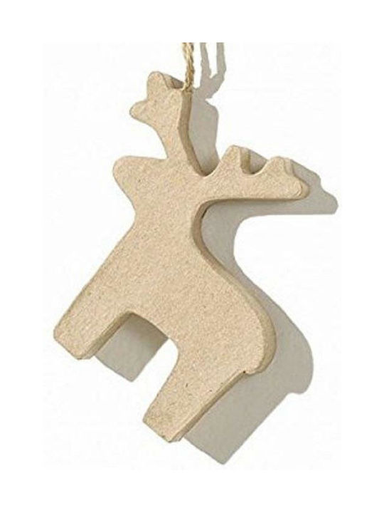 Efco Christmas Paper Reindeer Ornament