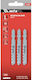 MTX Jig Saw Blade for Metal 50mm 3pcs 781479