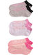 Bi Baby Kids' Ankle Socks Multicolored 3 Pairs