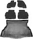 Rezaw Plast Set of Front and Rear Mats 5pcs for Mercedes-Benz V Ford Mondeo 2014+ Black