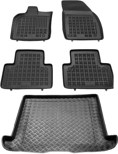 Rezaw Plast Set of Front and Rear Mats 5pcs for Volvo V50 2004 2012 Black