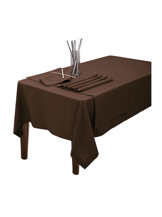 Palatex Tablecloth Brown 908 140x140cm