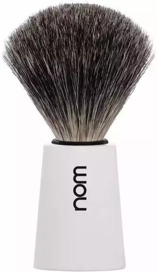 Muhle Muhle Nom Pure Shaving Brush White with Badger Hair