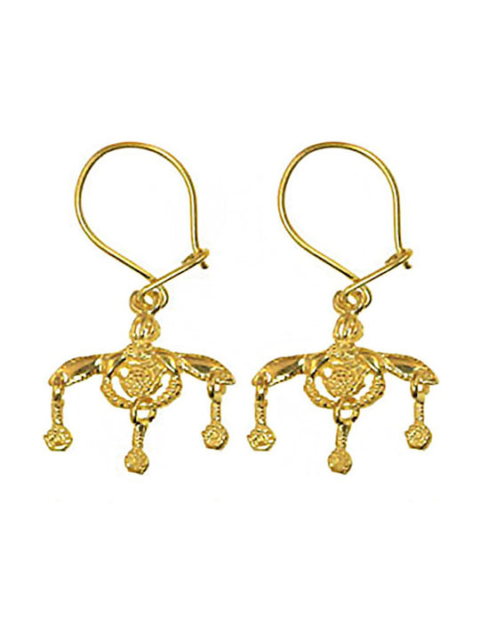 Theodora's Jewellery Earrings Pendants made of Silver Gold Plated