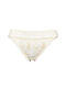 Damen Slip mit Spitze Beige