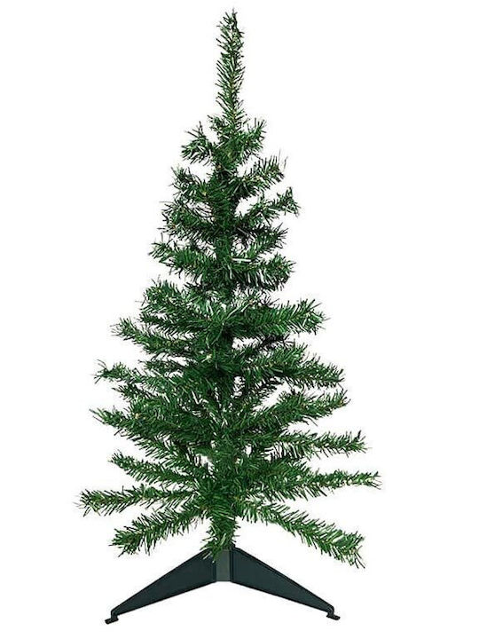 Christmas Green Tree with Plastic Base H80cm