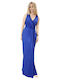 Summer Maxi Dress for Wedding / Christening Blue