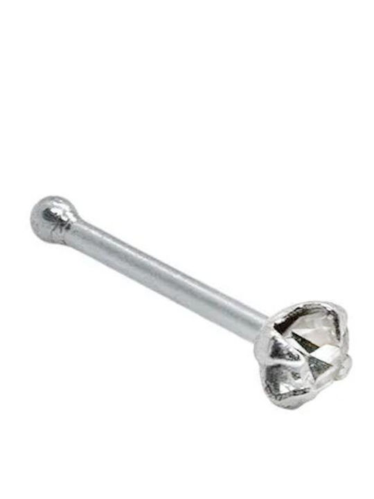 Piercing.gr Nasenpiercing Aus Silber 0,6mm Silber