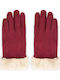 Unisex Touch Gloves Burgundy