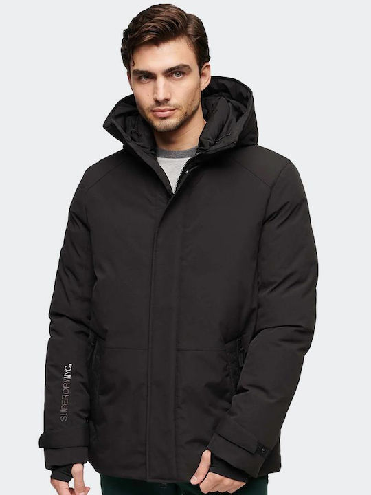 Superdry City Χειμωνιάτικο Μπουφάν Παρκά Black