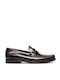 Leder Herren Mokassins in Schwarz Farbe