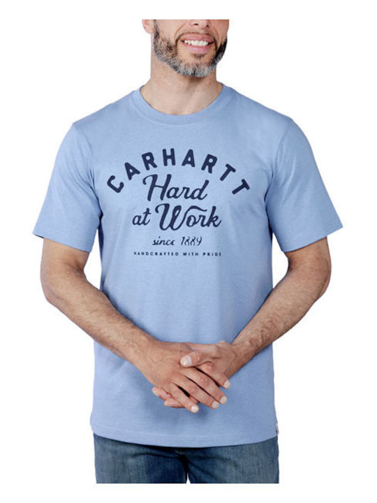 Carhartt Hard At Work Тениска skystone heather