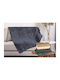 Kipper Mariolis Ριχτάρι Πολυθρόνας Ζακάρ 150x220εκ. Grey