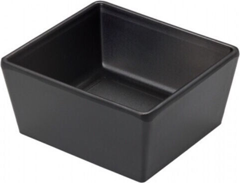 Leone Купа за сервиране Квадрат от меламин Черен 10.6x9.6бр
