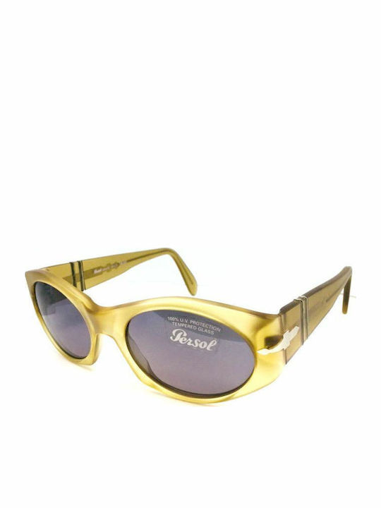 Persol Γυναικεία Γυαλιά Ηλίου με Κίτρινο Κοκκάλινο Σκελετό και Γκρι Φακό PO2543S 186