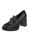 Anatomic Leather Black High Heels