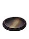 Playground Ceramic Salad Bowl Brown 23x18cm