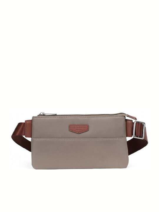 Hexagona Waist Bag Brown