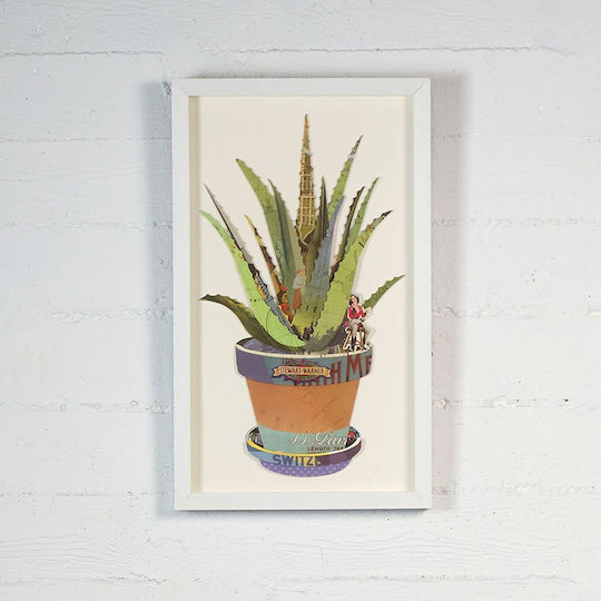 Abararam Hölzernes Gemälde 30x50 cm