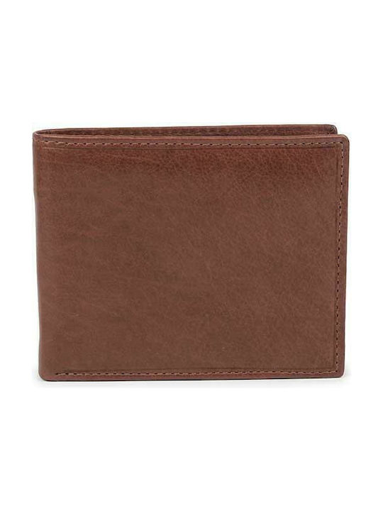Kypraiosleather Men's Leather Wallet Tabac Brown