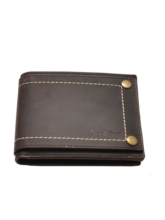 Leather Men's Wallet Classic Brown